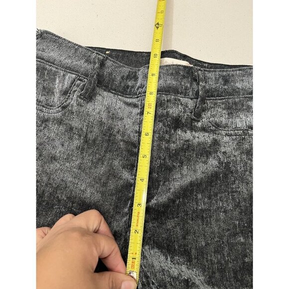 Altar’d State Velour Flare Gray Pants Women Small Pull On Stretchy - Picture 9 of 16
